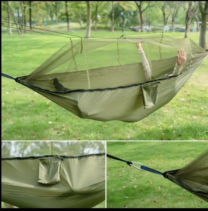 Hamac doua persoane cu plasa antitantar