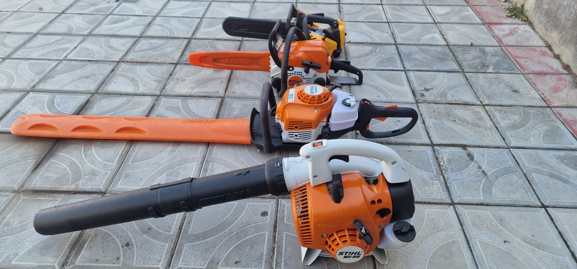 STIHL  STIGA  HS 82R   MS180C 2-MIX   BG56