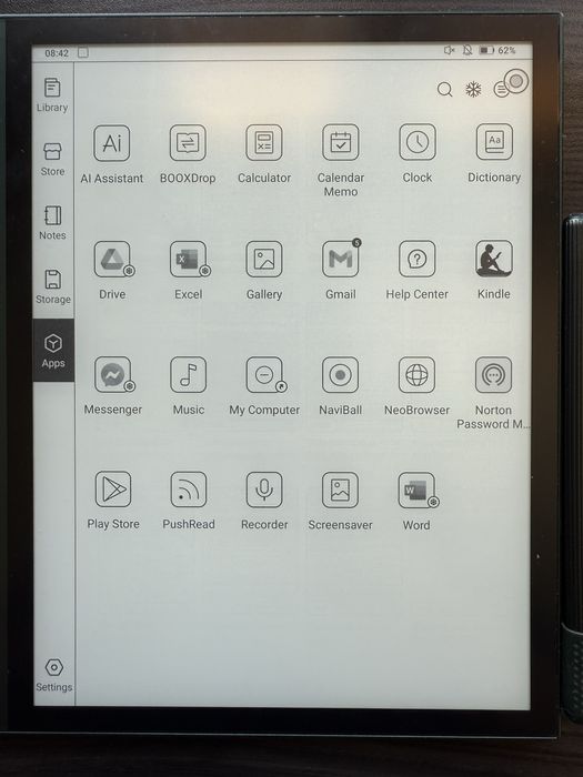 Onyx Boox Note Air2Plus - отлично състояние с оригинален кашъф