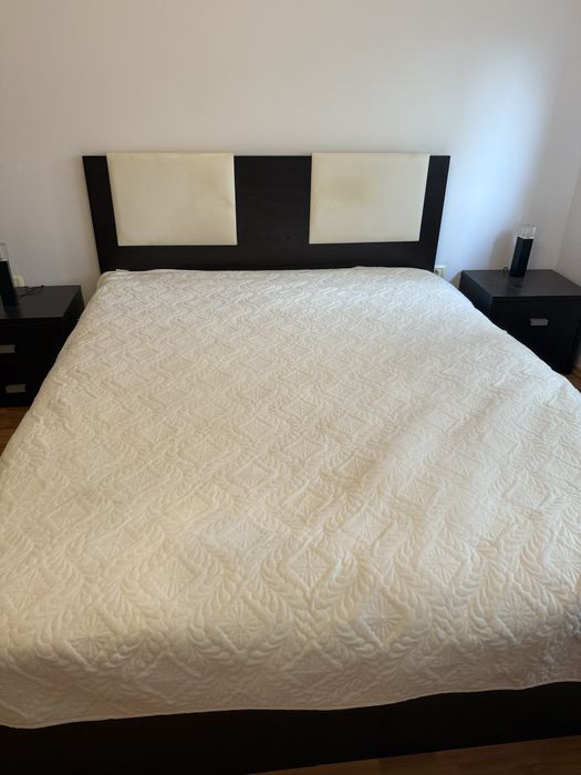 Pat wenge, facut pe comanda cu somiera