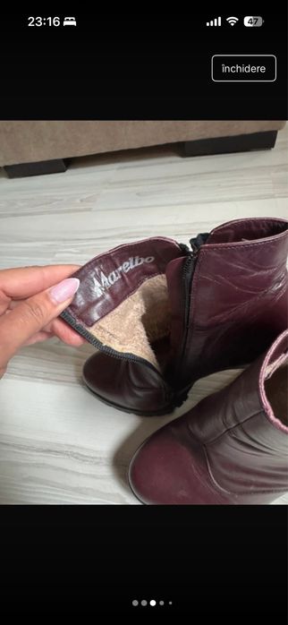 Ghete de piele Marelbo