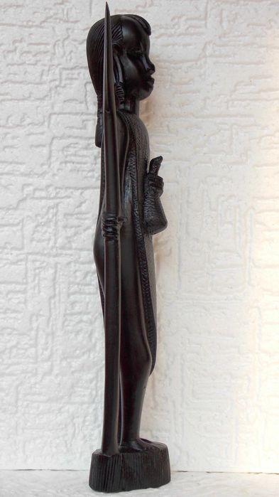 statueta abanos,sculptura,arta africa statuie veche antic vintage