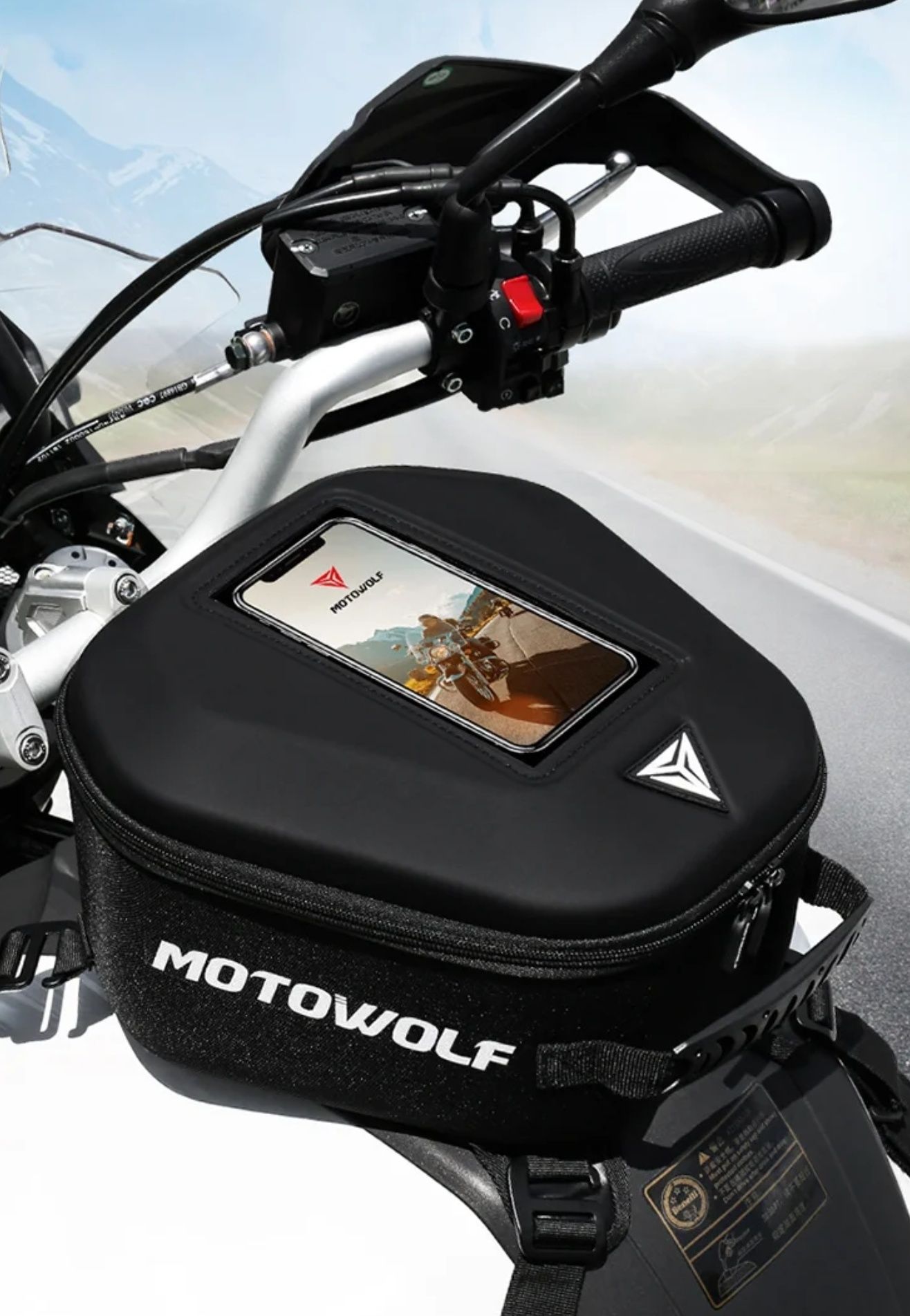 Geanta rezervor Motowolf tankbag moto