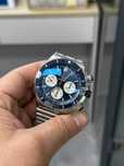 Breitling Chronomat b01 silver/blue