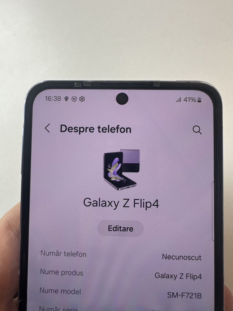 Samsung galaxy z flip 4 impecabil 128 gb