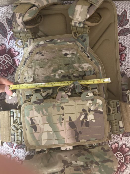 Plate carrier + protectie inghinala