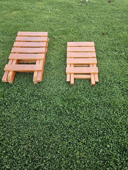 Fotolii gradina/terasa făcute din lemn