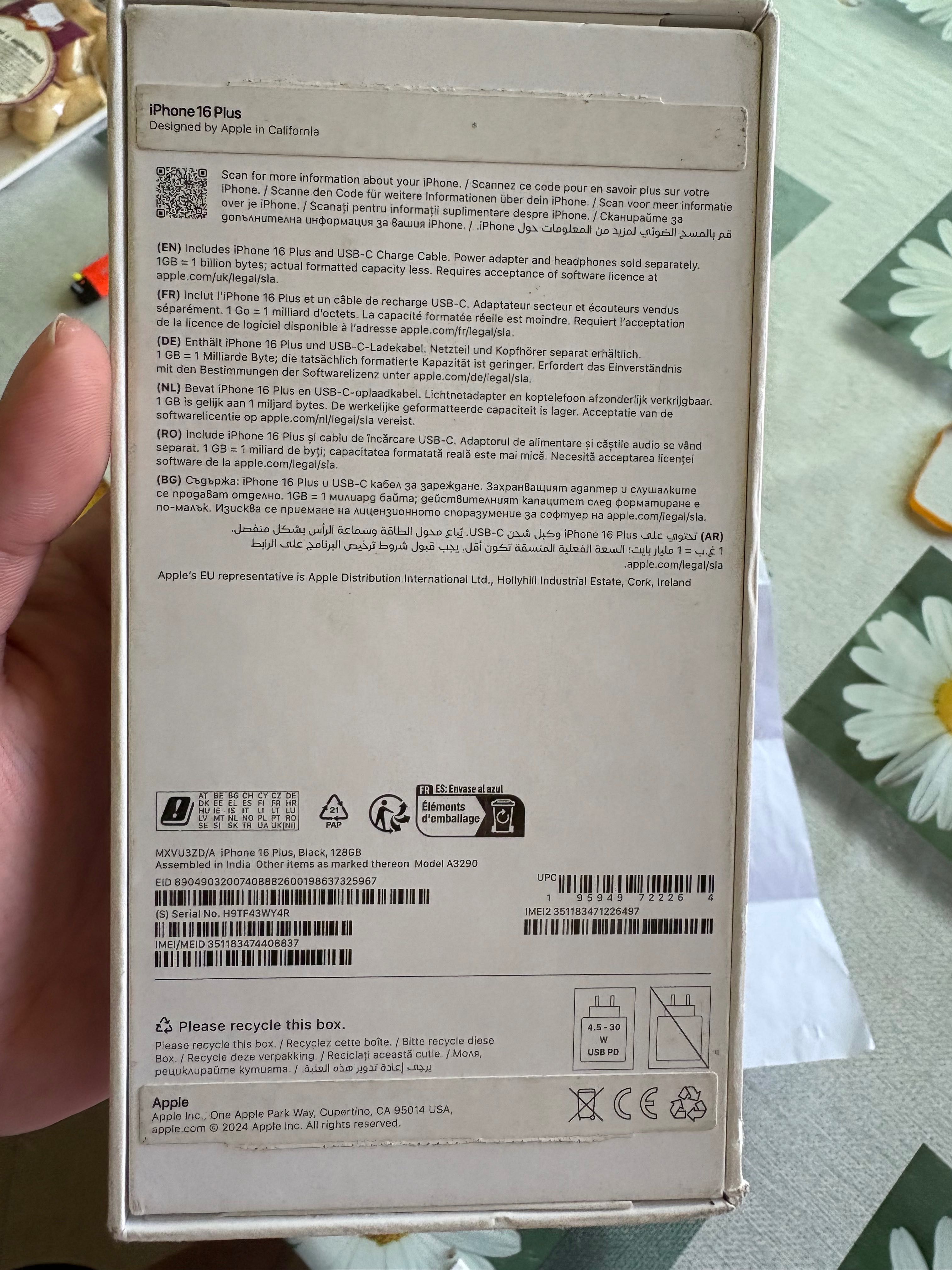 iPhone 16 plus 128
