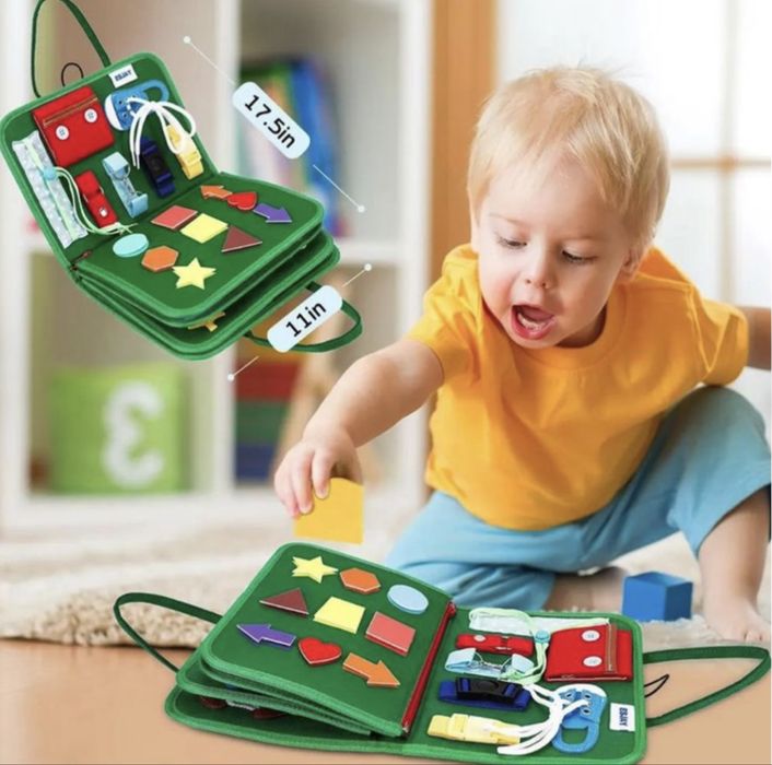 Диска за игра с играчки Монтесори 1-4г.