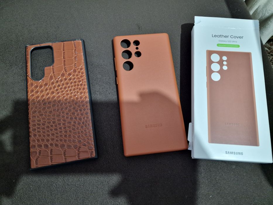 Husa samsung Galaxy s22 ultra piele NOU