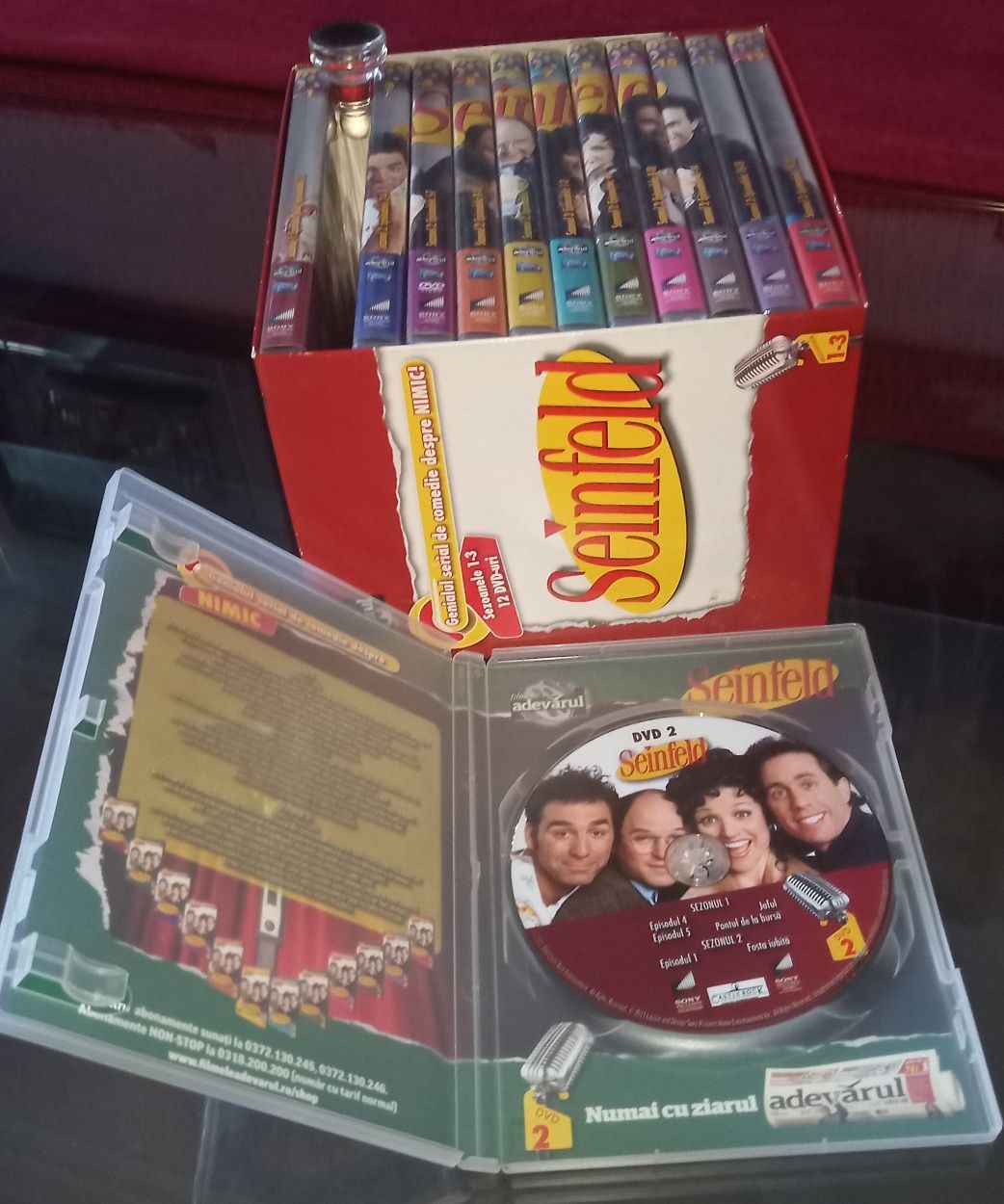 # SEINFELD #  colecție 12 DVD originale (sezoanele 1, 2 și 3)