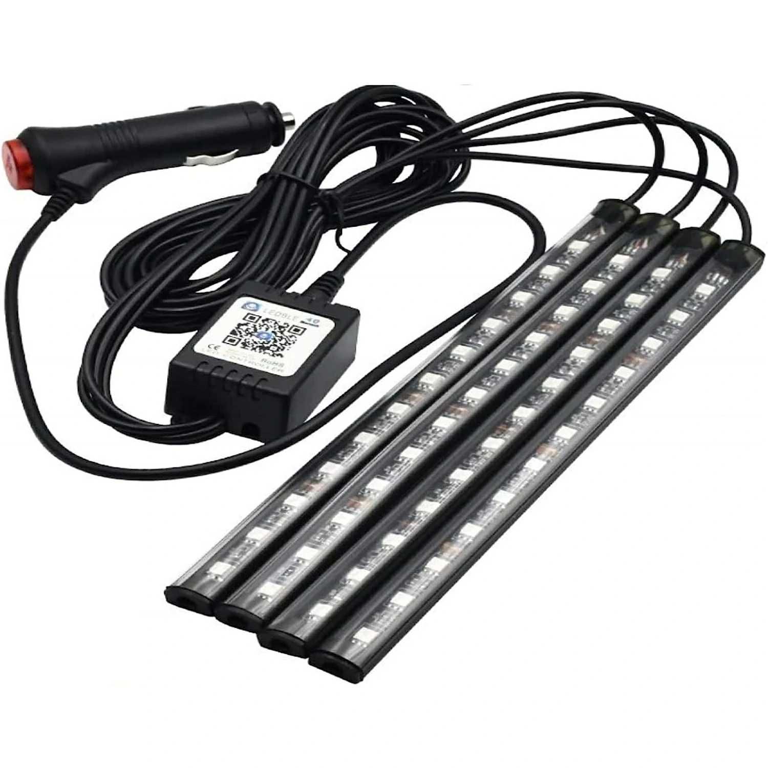 LUMINI AMBIENTALE auto banda LED RGB kit set ILUMINARE ambientala auto