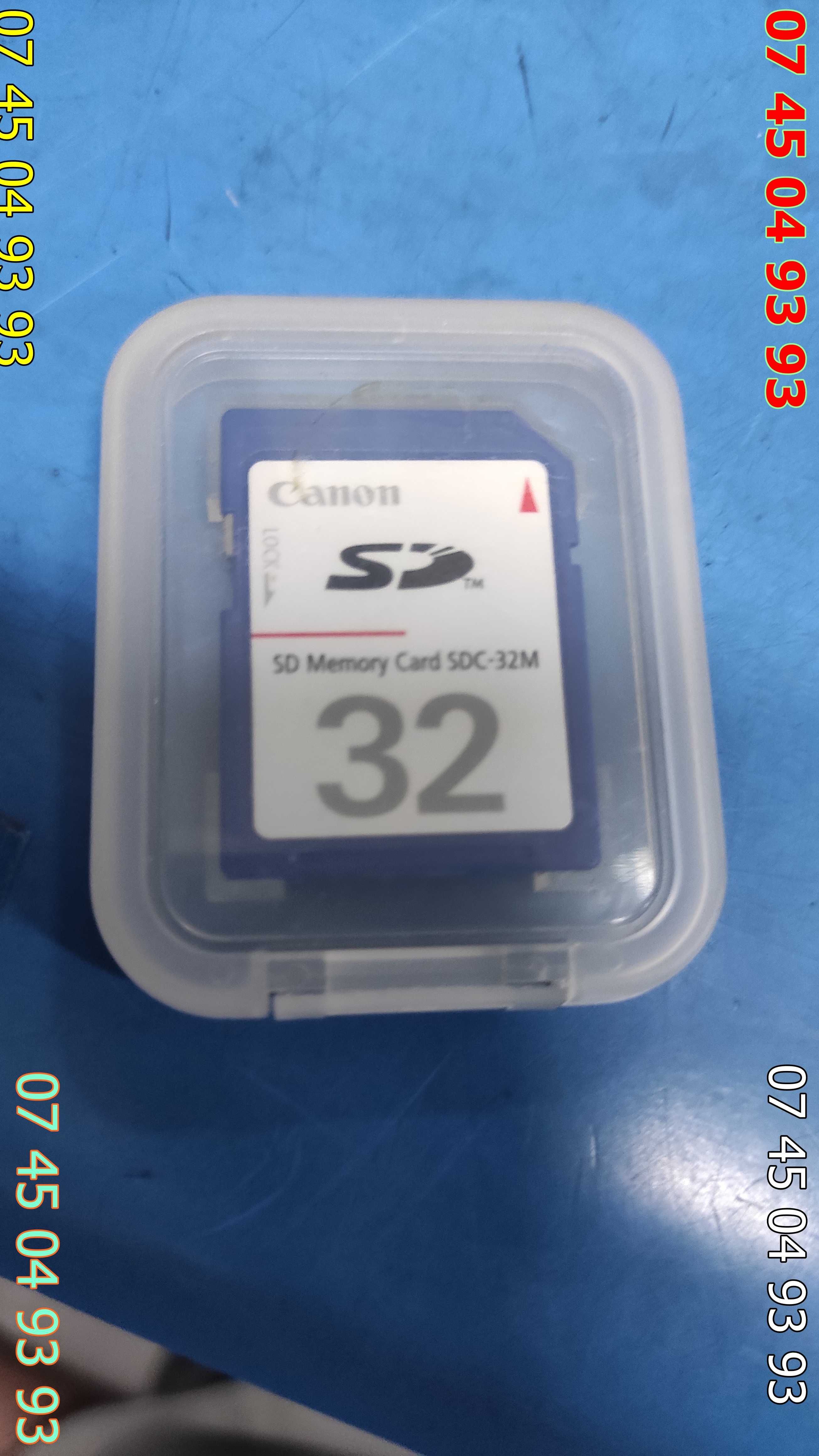 card canon memory card sdc 32 Mb nou nefolosit vintage