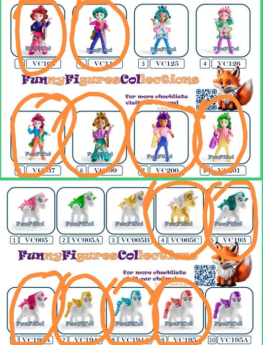 Киндер сюрприз серия Феи и единороги