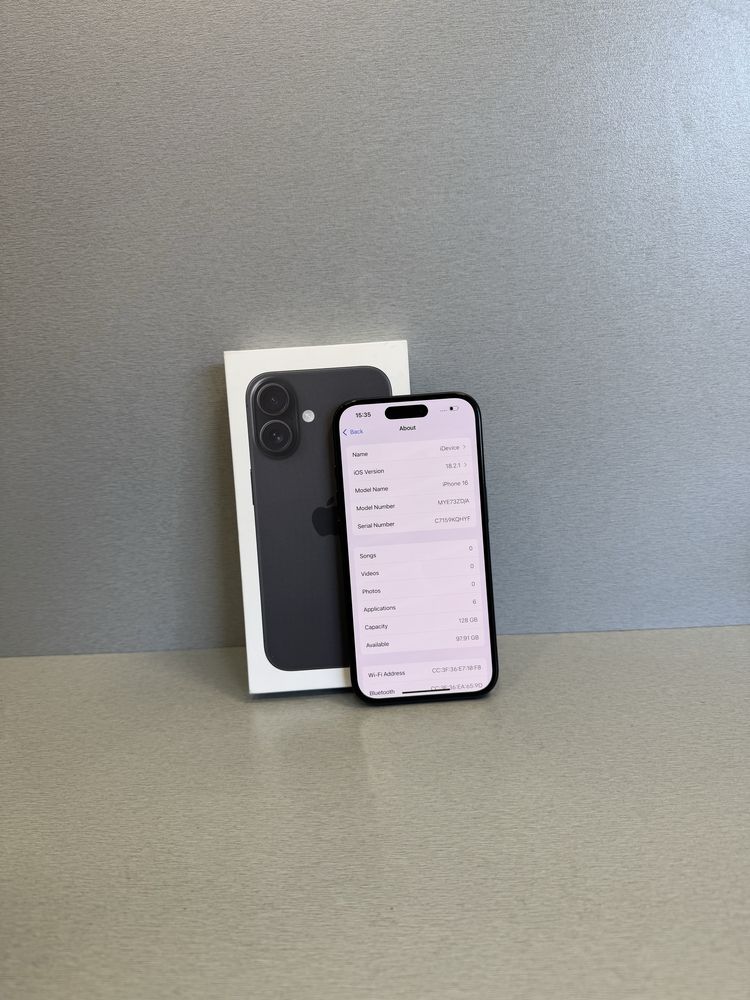 Продавам НОВ iPhone 16 0 цикъла