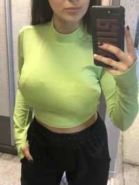 Светло зелена блуза