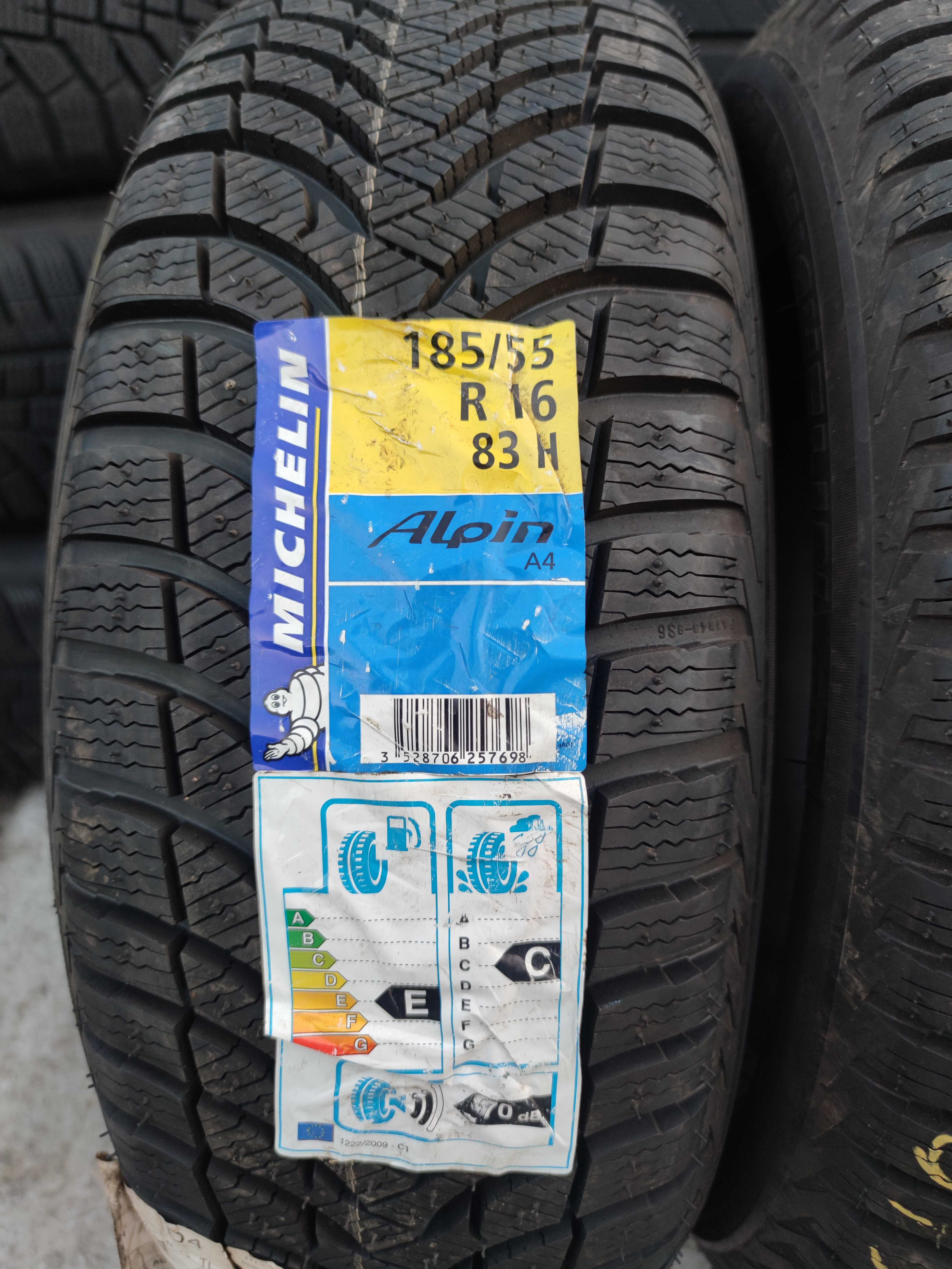 4бр Нови Зимни Гуми 185 55 16 - Michelin