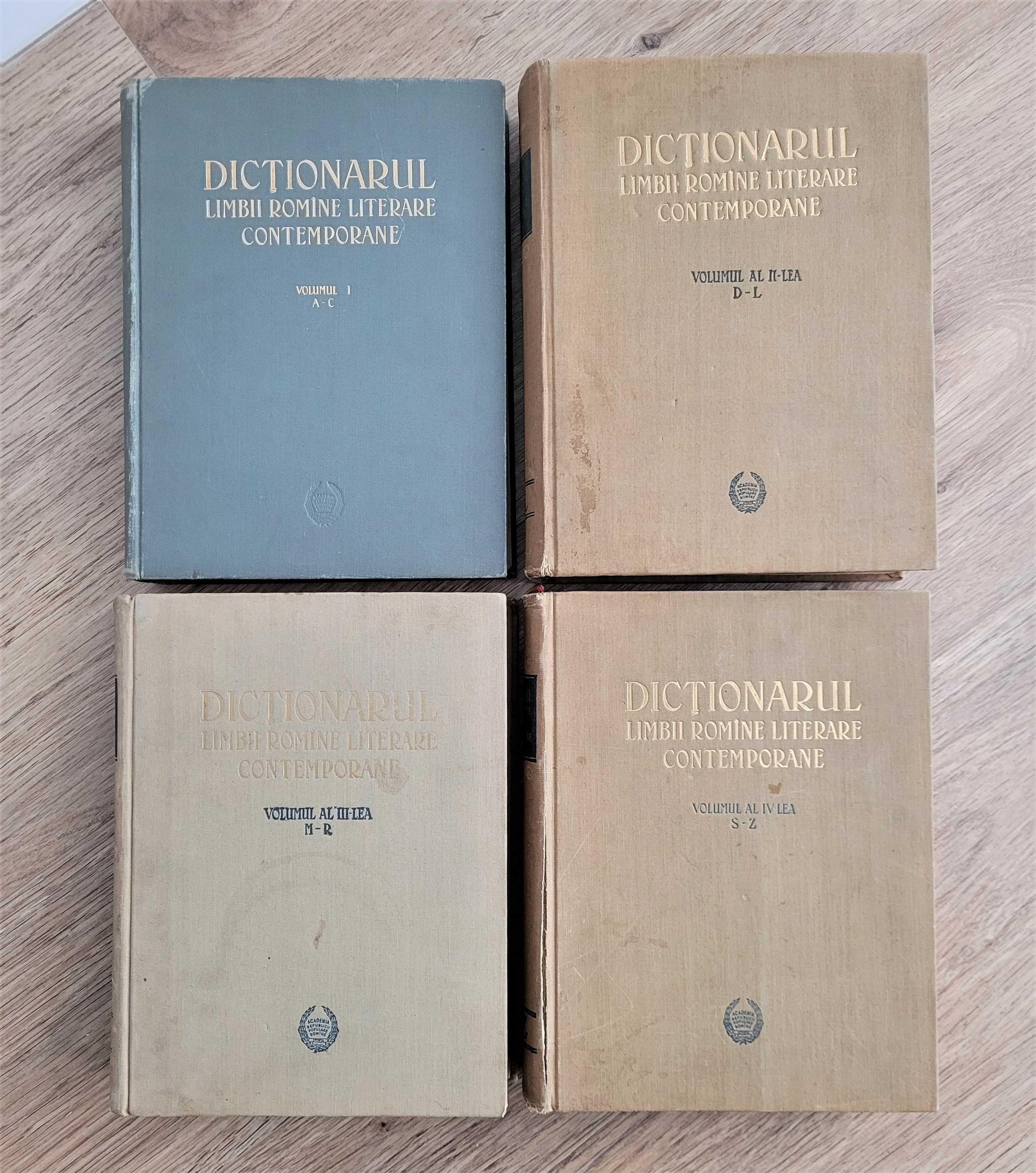 Dicționarul limbii romîne literare contemporane Ed Academiei 1955-1957