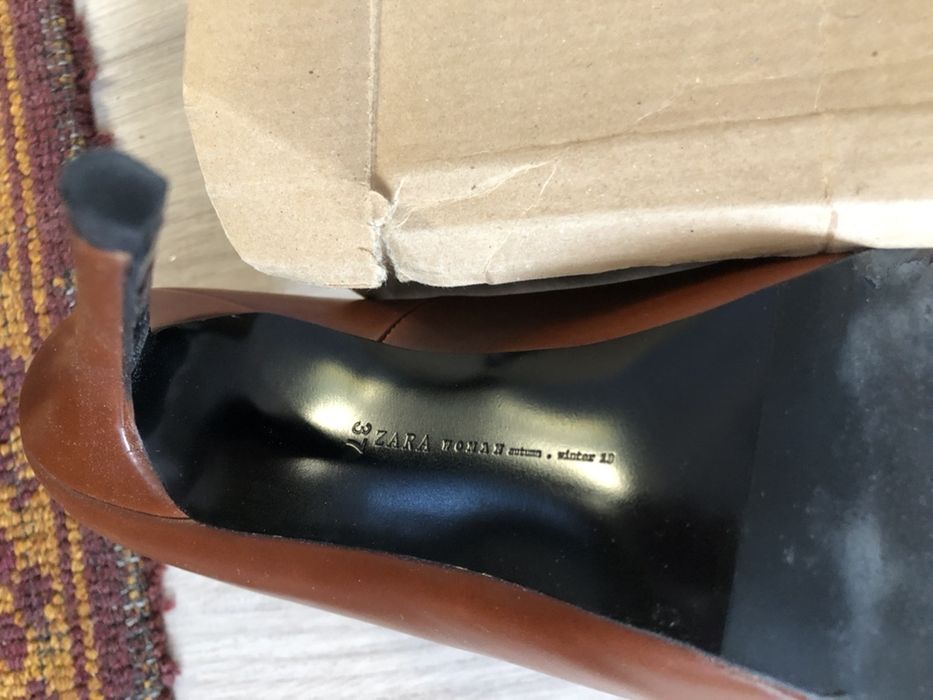 Обувь туфли кожаные