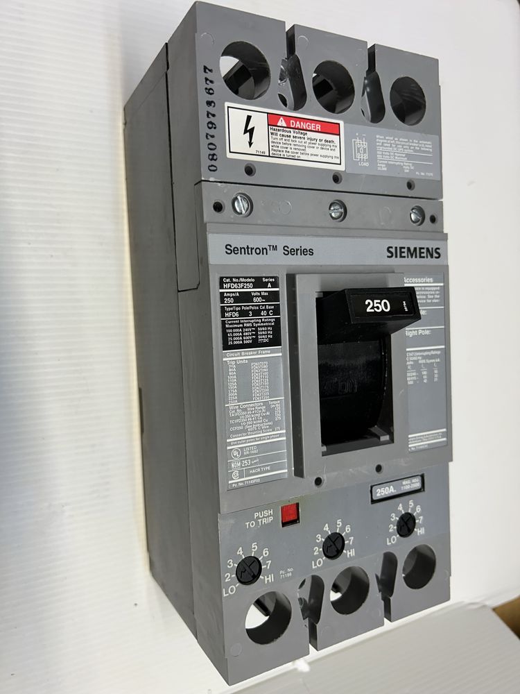 Intrerupator Siemens Sentron Series A HFD63F250