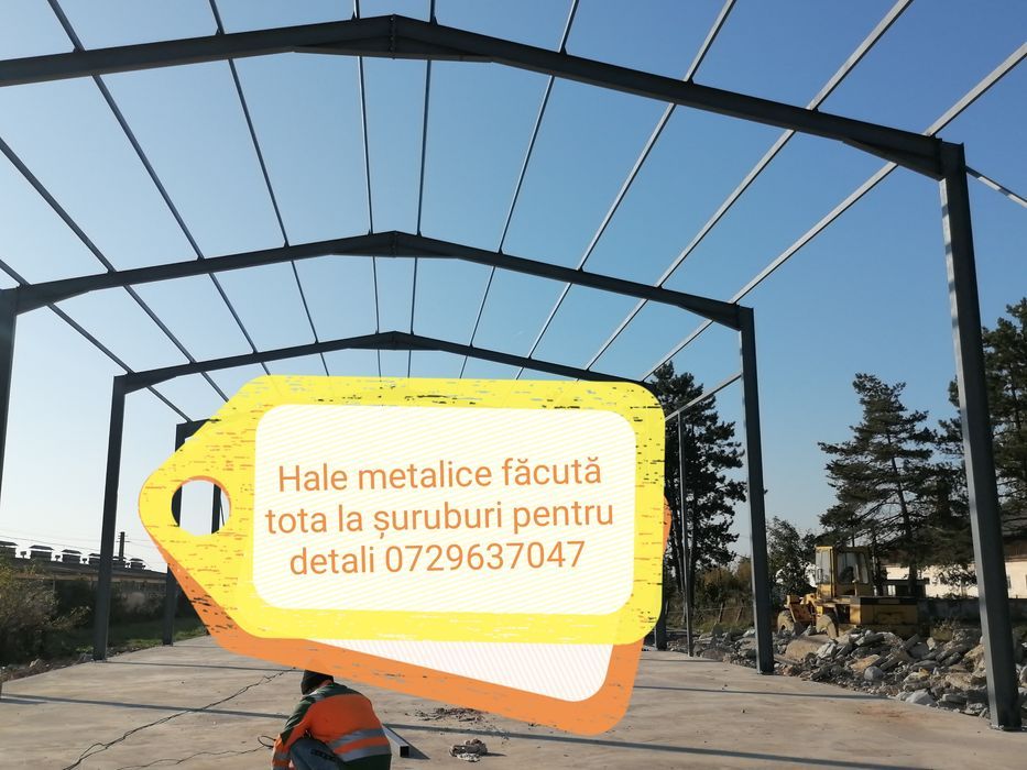Vand hala metalica ferme 12cu40 dor facem pe comanda la cerea clientul