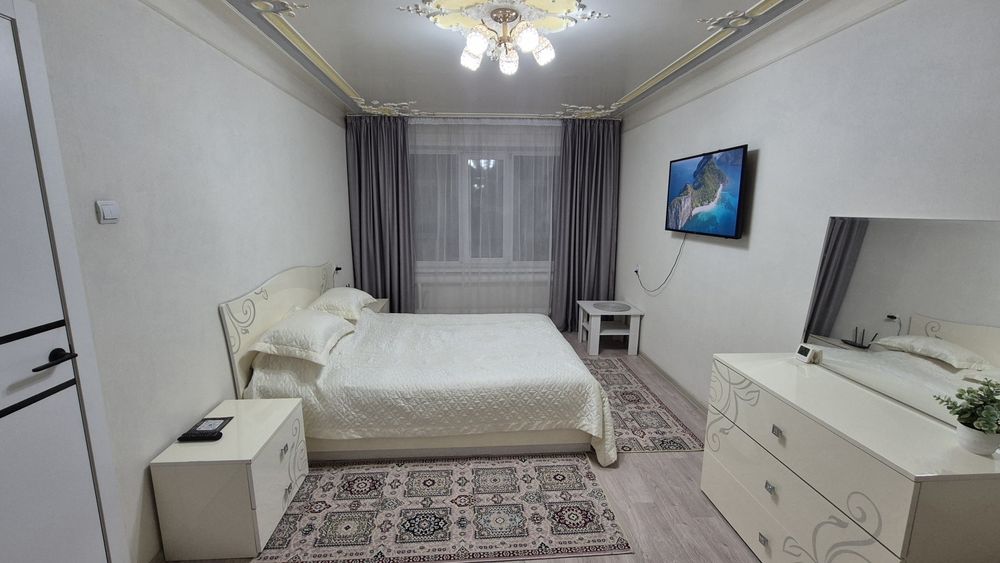 1 комнатная квартира посуточно Центр города Район Рахмета, Парк Wi-Fi