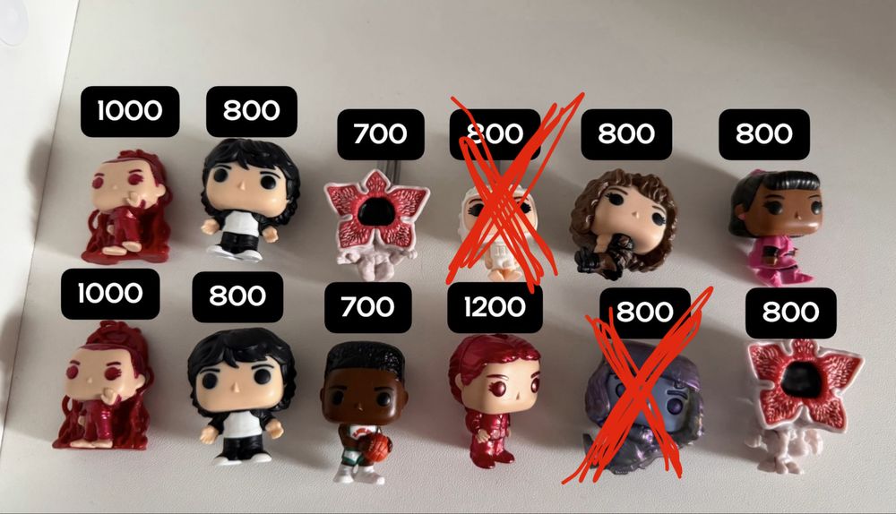 Фигурки kinder joy очень странные дела