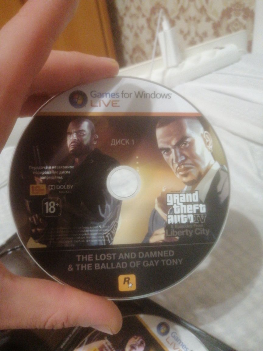 Продам Диски для компьютера Grand Theft Auto GTA, Ipod Pilowar