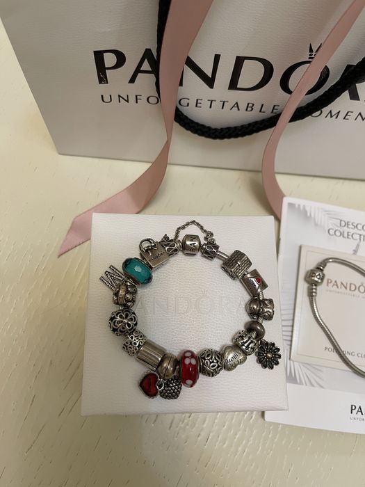 Bratara Pandora din argint si aur!