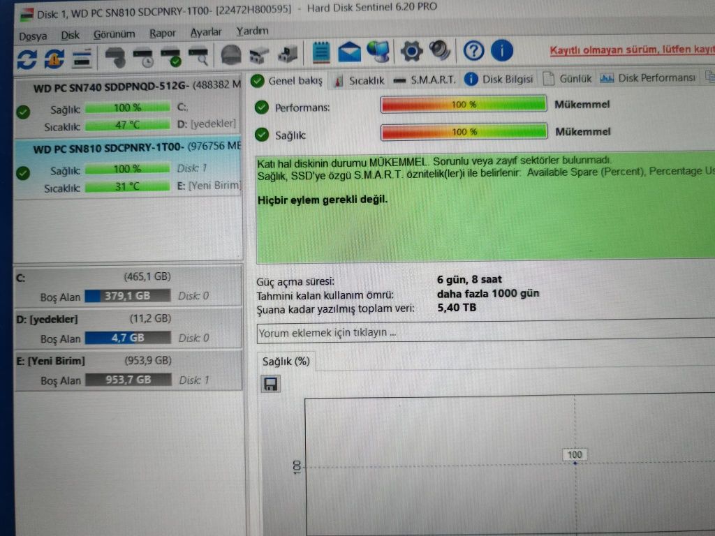 1TB Nvme SSD M2 Western Digital Като нов