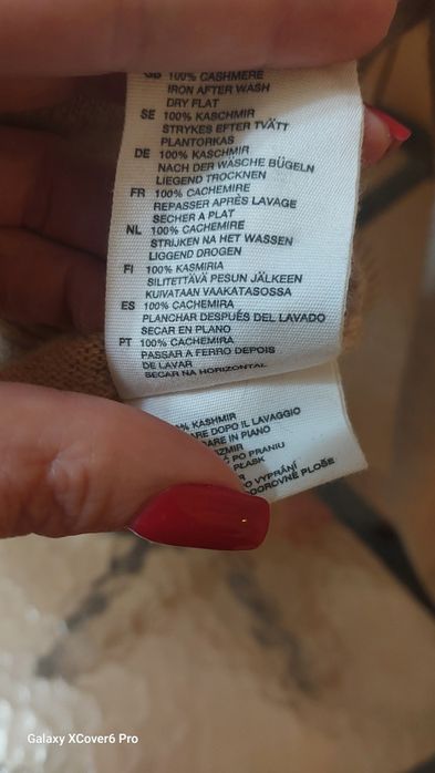 Пуловер H&M.100% кашмир, размер М/S