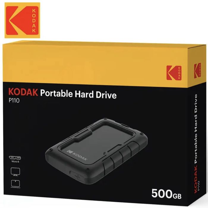 KODAK P110 500GB Portable HDD