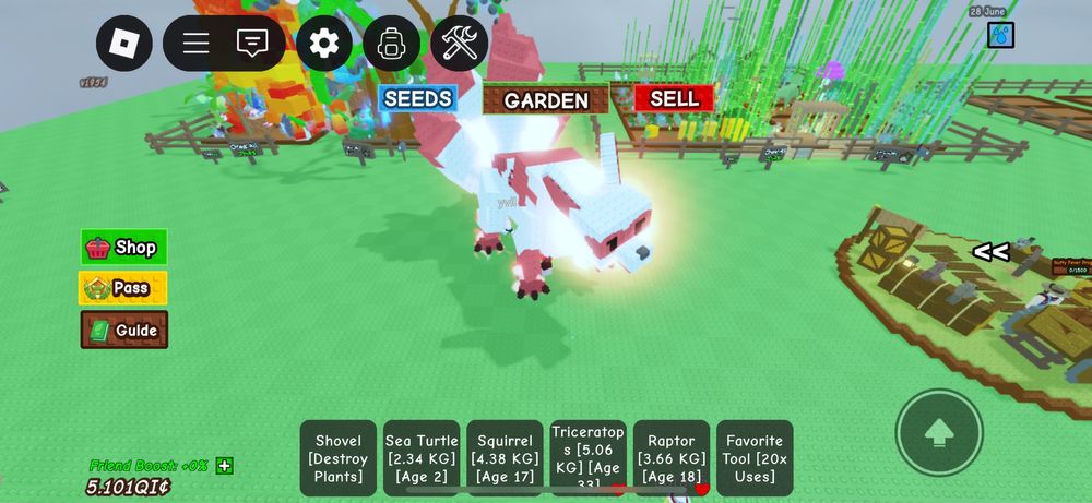 Мега Кицуне/ вырасти сад/ kitsune grow a garden