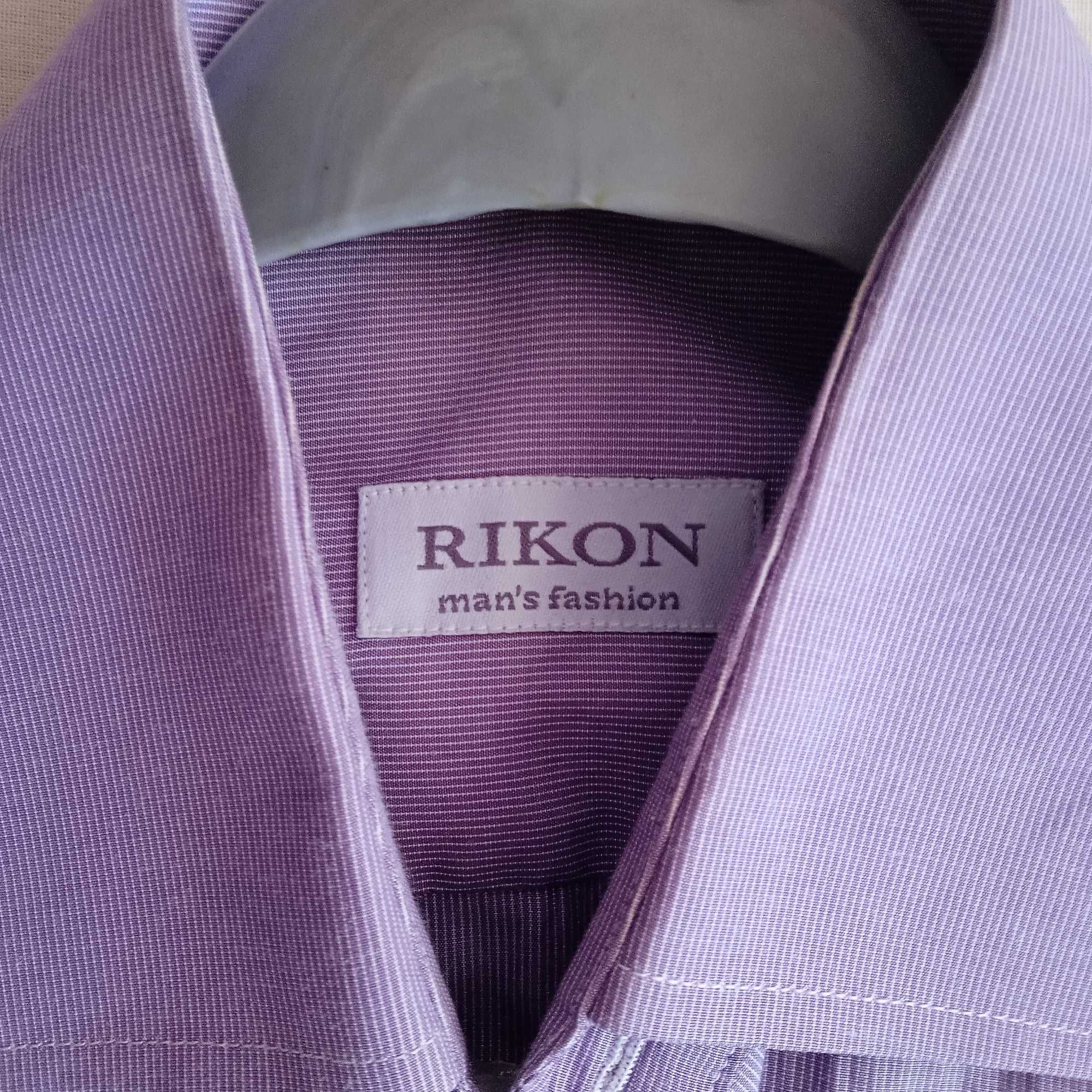 RIKON Made in BG 37/38 S/M лилава риза дълъг ръкав Рикон purple shirt