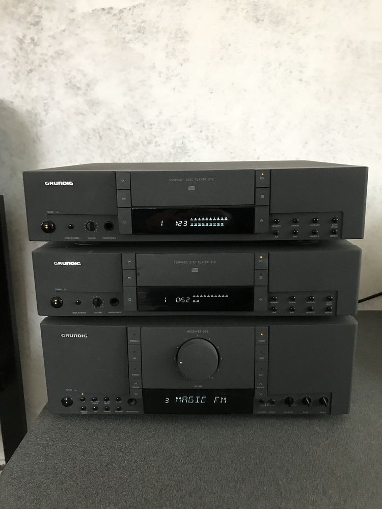 Sistem/Linie/Turn audio Grundig, gama “Fine Arts” (nu Sony/Panasonic).