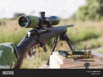 Pusca SUPER PUTERNICA *Metalica*cu LUNETA AIRSOFT Arc aer comprimatco2