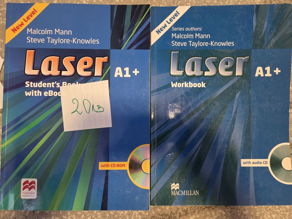 Учебник по английски език Laser A1+CD