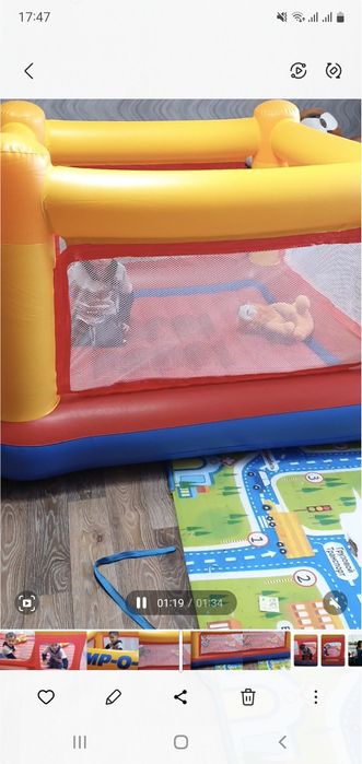 Продам батут детский надувной.