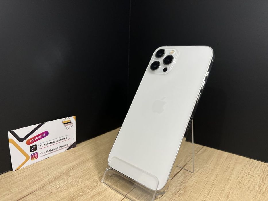 iPhone 12 Pro Max 128Gb Silver Second-Hand Satisfăcător 3 ani garanție