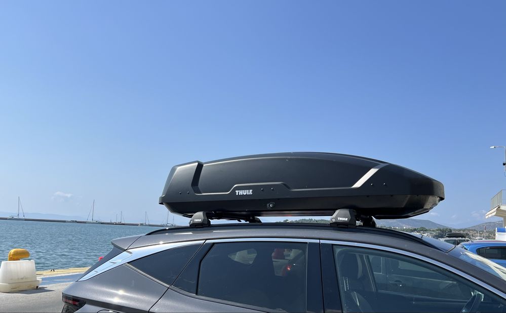 Cutie portbagaj auto Thule de inchiriat
