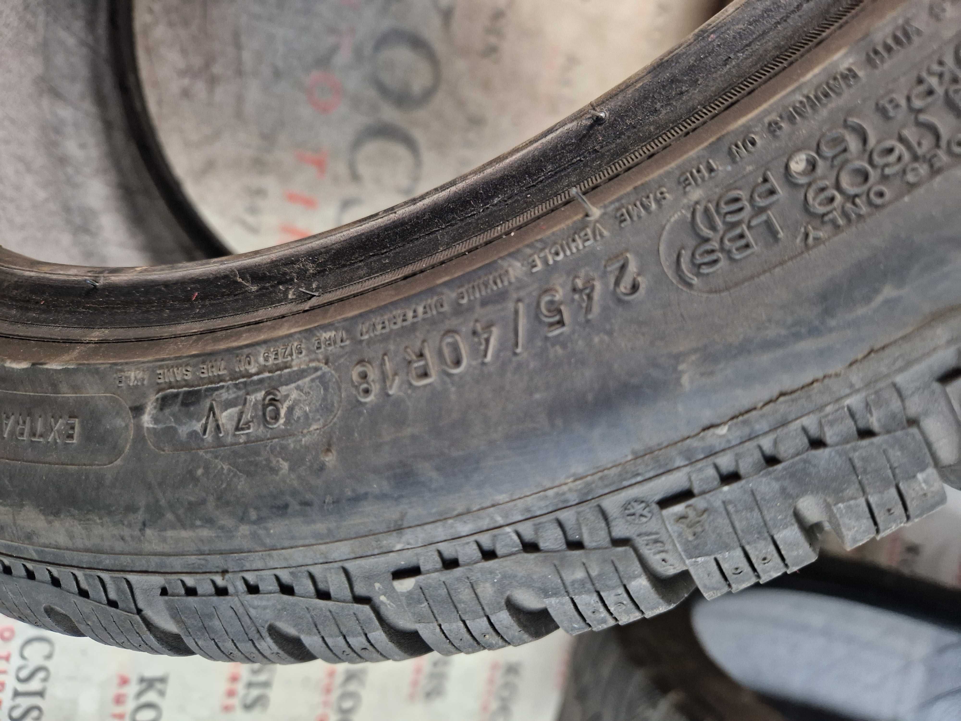 Anvelope second hand m+s 245 40 18 Michelin