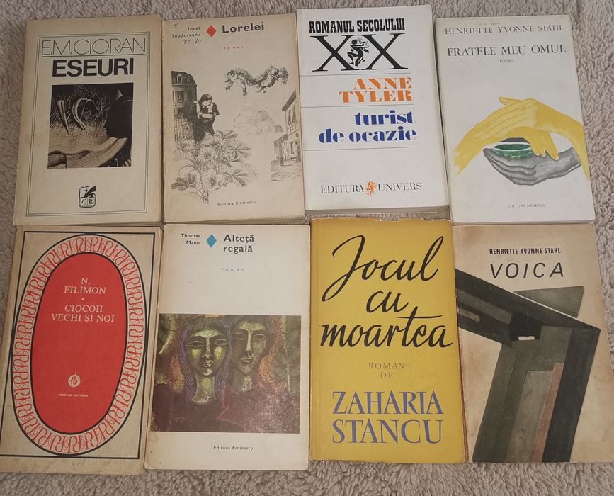 Cărți de Zaharia Stancu, Thomas Mann, Anne Tyler