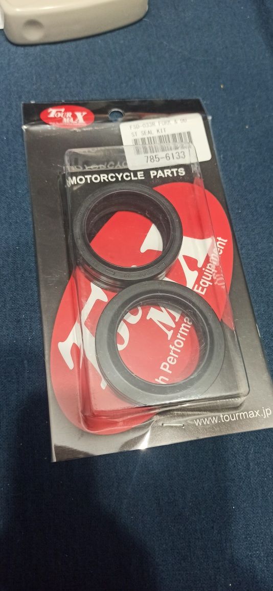 Kit simeringuri motocicleta praf/ulei Tourmax