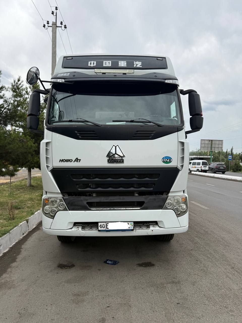 HOWO A7 + SOMMER Контейнеровоз прицеп cотилади