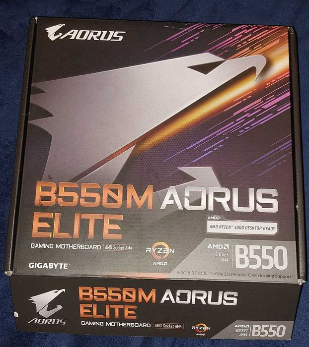 Vând placă de bază GIGABYTE B550M AORUS ELITE