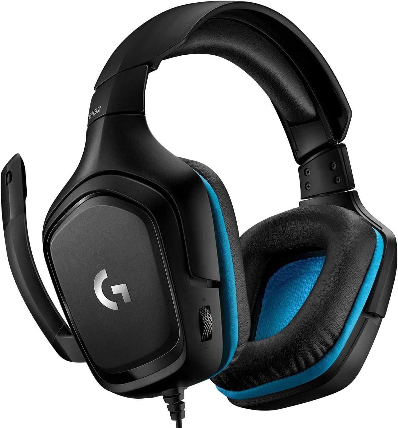 Гейминг слушалки Logitech - G432 с кабел, Черни, 7.1 съраунд звук, DTS