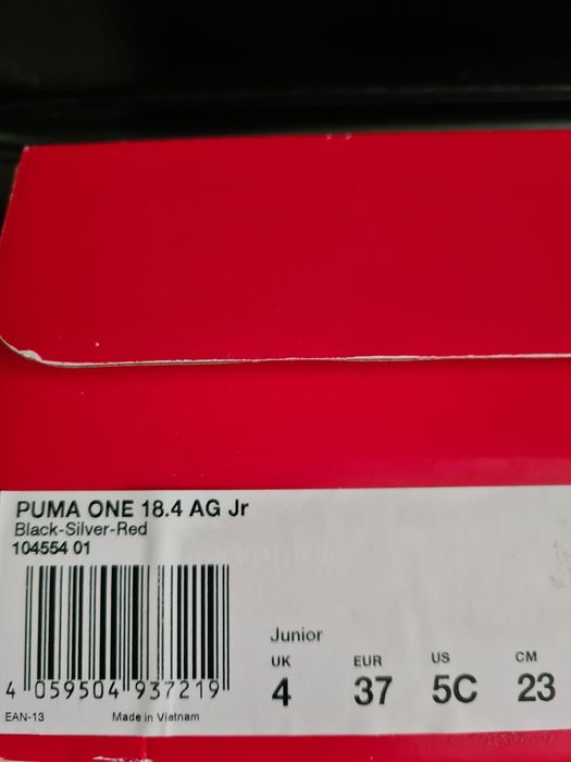 Бутонки PUMA ONE 18.4 номер 37 и 39