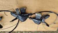 Shiftere shimano , manete schimbator shimano 3x8