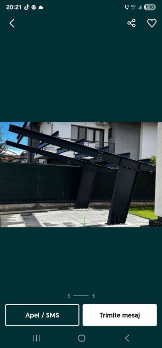 Carport Metalic Profesional – Protejează-ți Mașina cu Stil! | De la 20