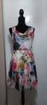 Rochie imprimeu floral La Donna in V, in clos